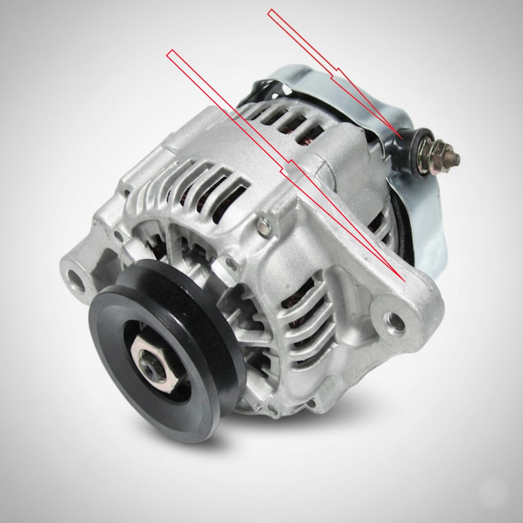 ALTERNADOR MOTOR KUBOTA -  YANMAR