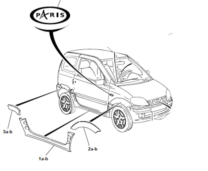 ALETIN TRASERO IZQUIERDO MICROCAR VIRGO PARIS