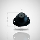 SILENT BLOC  MOTOR DELANTERO LIGIER MICROCAR