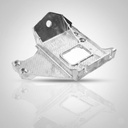 SOPORTE MOTOR DELANTERO ALUMINIO LIGIER